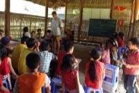 Bénévolat auprès d'enfants en école primaire rurale au Vietnam